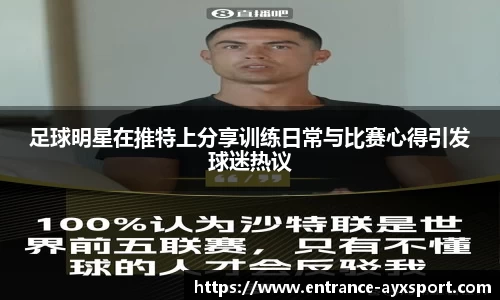 足球明星在推特上分享训练日常与比赛心得引发球迷热议